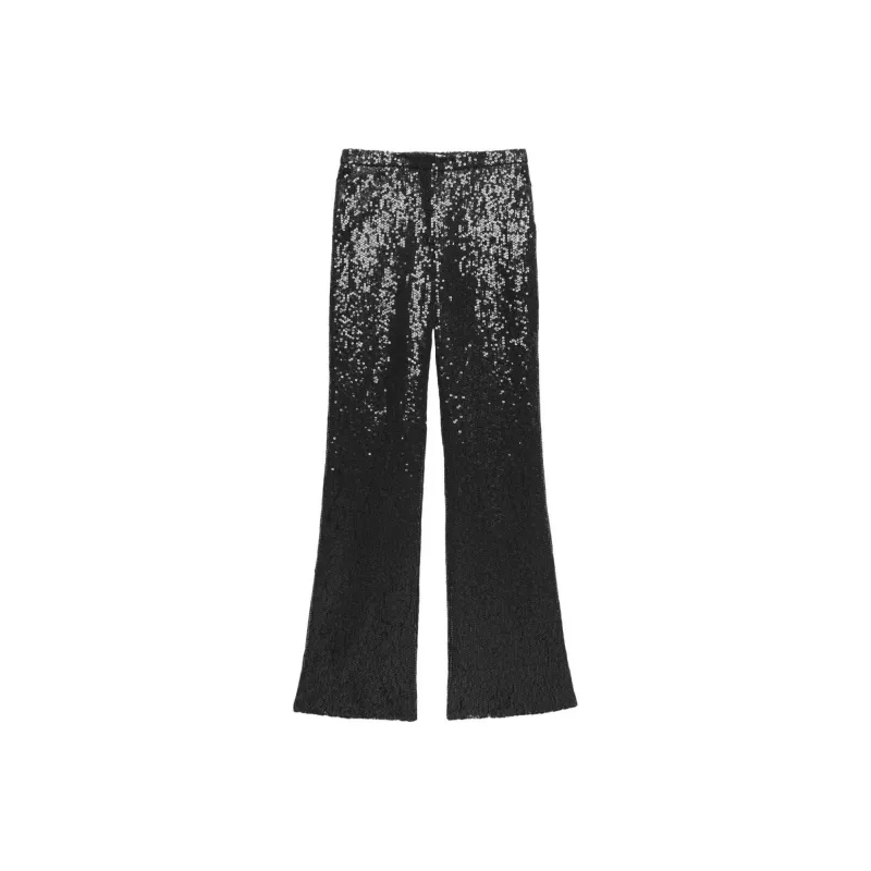 MSGM Sequin embellished Trousers-0