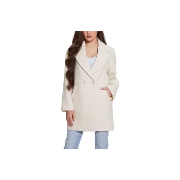 GUESS Ginny Coat Coats Women's Ivory