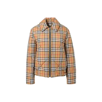 Burberry Puffer Jackets Women's Yellow