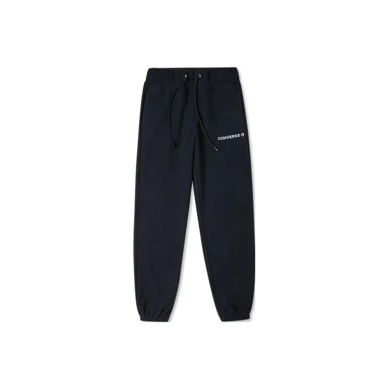 Converse Knitted Sports Pants Unisex Black-0