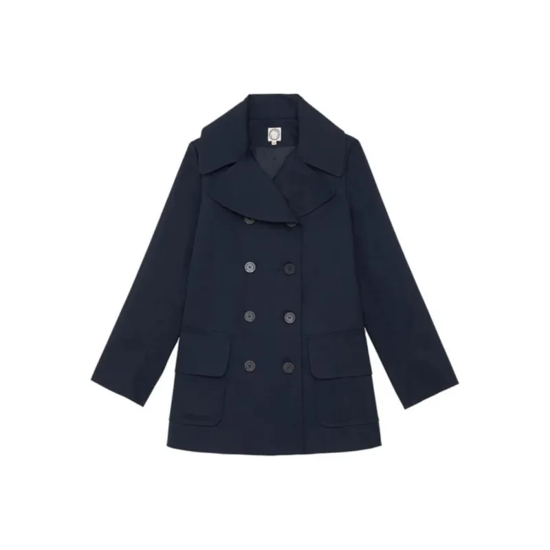 INES DE LA FRESSANGE Coat Women's Marine Blue-0
