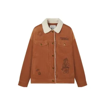 Teenie Weenie Cropped Coat Women's Khaki
