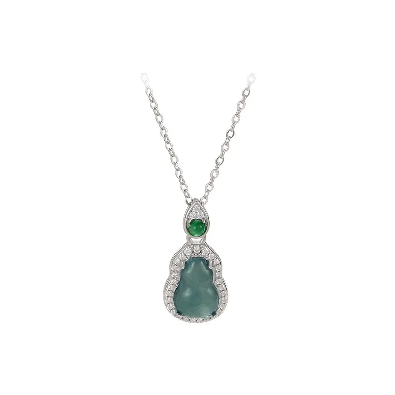 Bubble Scallops Glutinous Jade Jadeite Necklaces Women's-0