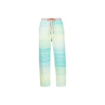 MIRA MIKATI Gradient-effect Print Detail Trousers