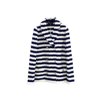 CHANEL Coats Women's Blue