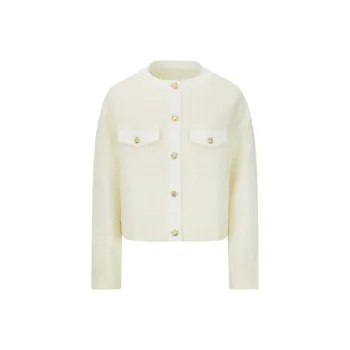 EVISU Cropped Coats Women's White