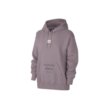 JORDAN Phoenix Suns Flight Fleece Women's JORDAN Nba Satin Lined Pullover Hoodie