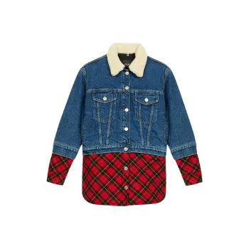 Maje Denim Jackets Women's Blue