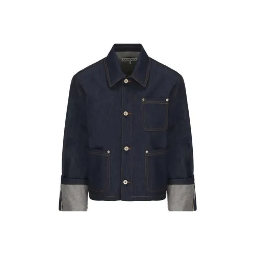 LOEWE Turn Up Jacket 'Raw Denim'