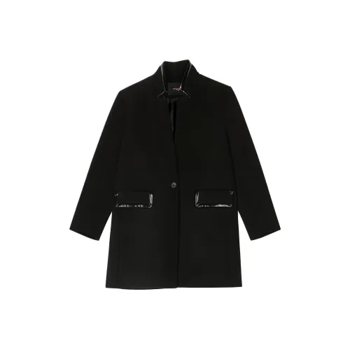 Maje Single breasted Wool blend Coat