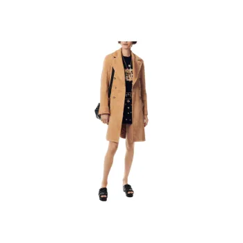 CHANEL 24 Spring Summer Leather Jacket Women's Brown