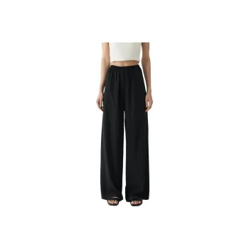 SHALLOW STREAMS Casual Pants Women's Classic Black