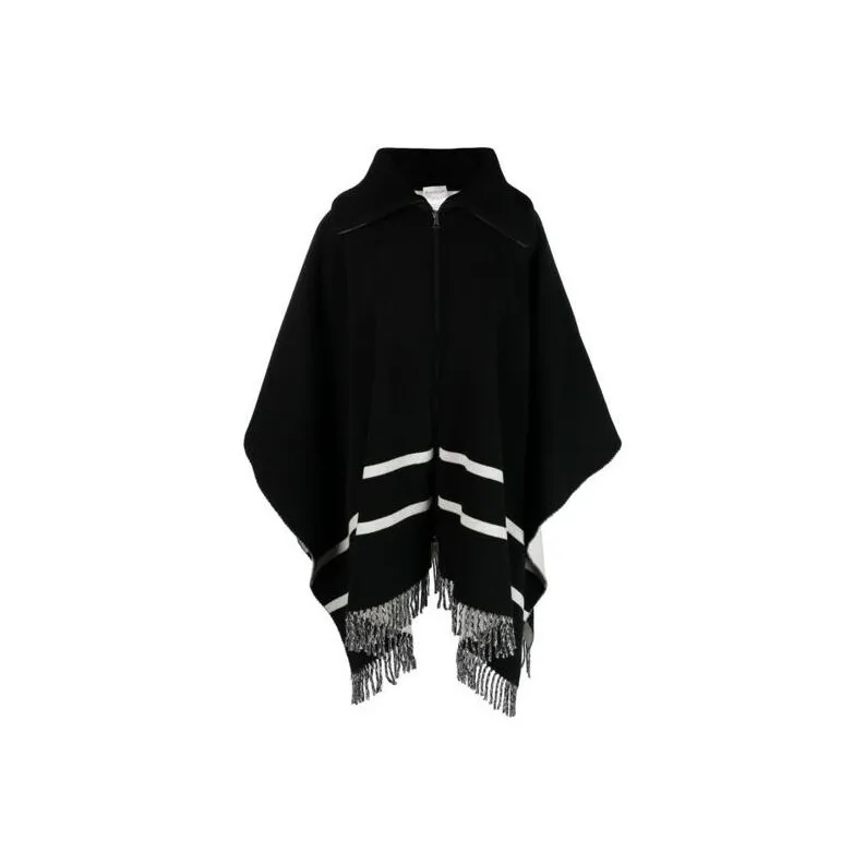 Moncler Fringed Hem Oversized Cape-6