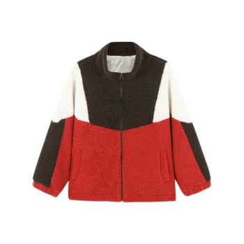 Demana Velvet-feel Coat Women's Burgundy