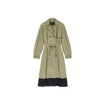 Maje Double-breasted Trench Coat