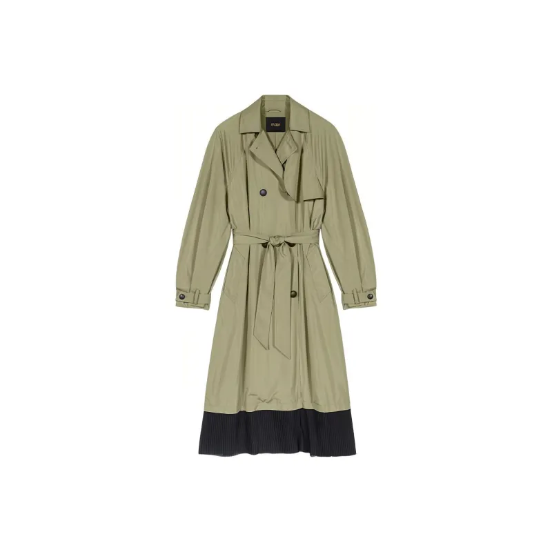 Maje Double-breasted Trench Coat-0