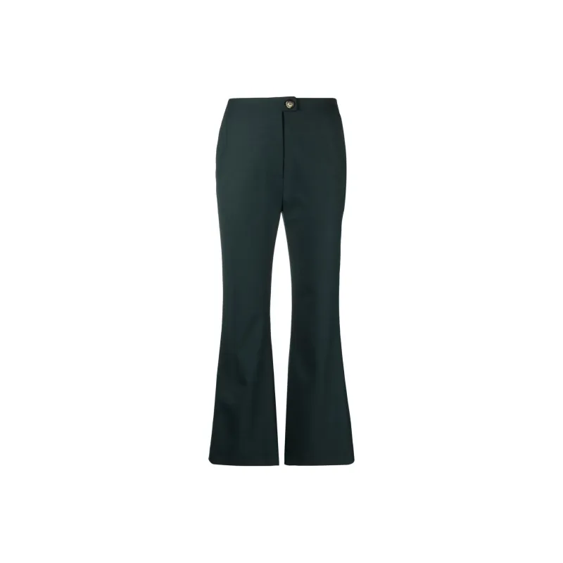 NANUSHKA Kyma Cropped Kick flare Trousers-0