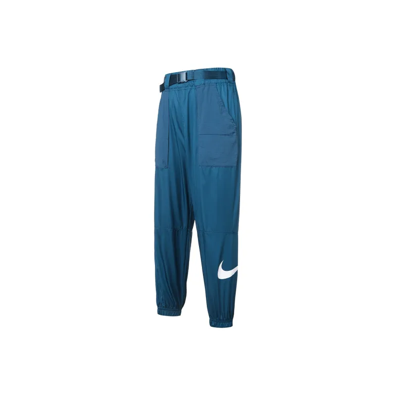 Nike Knitted Sports Pants Women's Dark Blue-0
