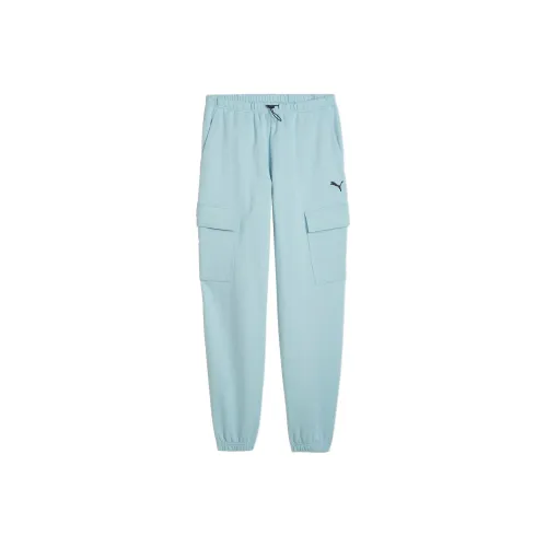 PUMA DARE TO RELAXED CARGO SWEATPANTS Casual Pants Women's Tropical Lake Blue