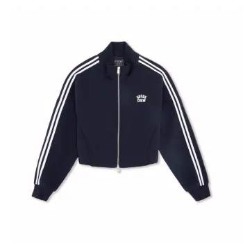 GUESS Cropped Coats Women's Navy Blue