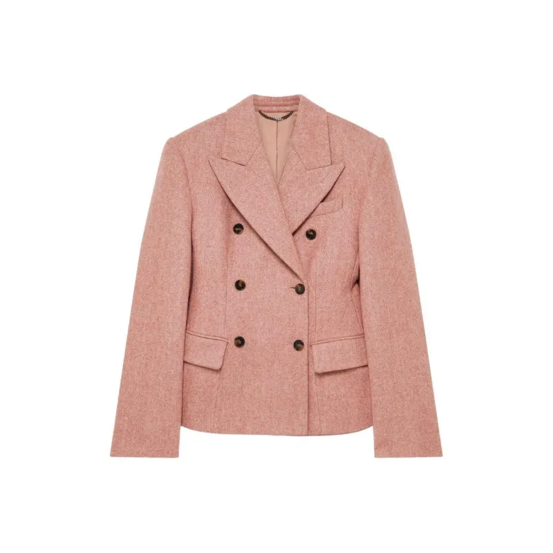 Stella McCartney Double breasted Moulded Blazer-0