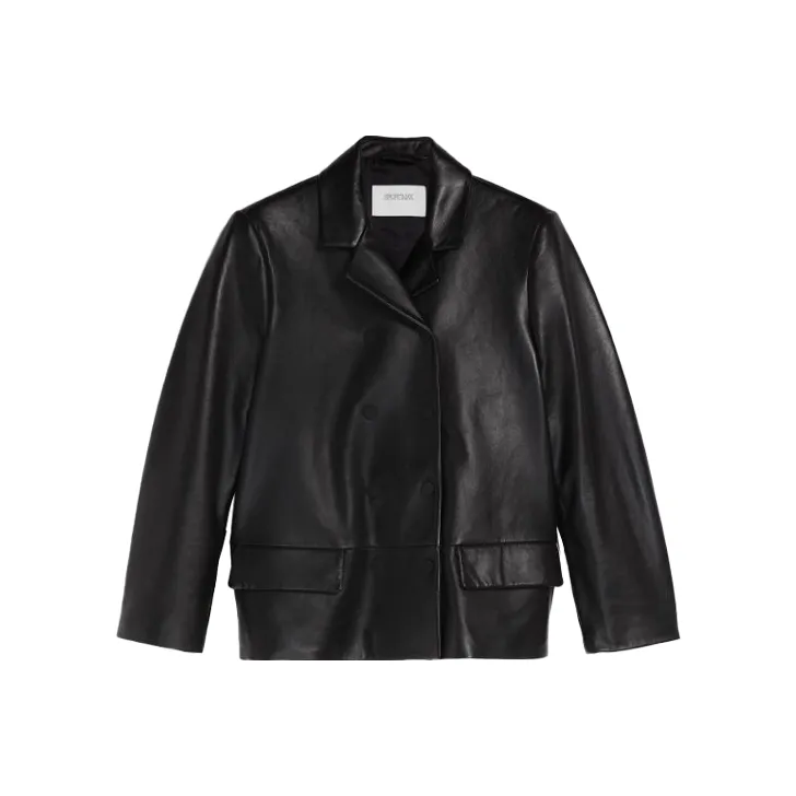 SportMa Leather Jacket Women's Black-0