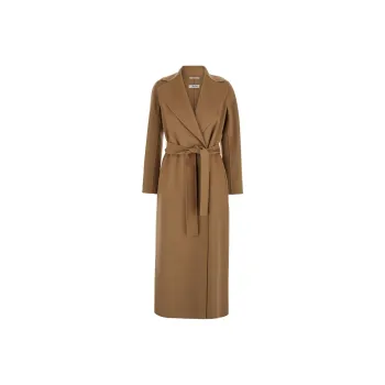 'S MAX MARA Esturia Belted Long Sleeved Coat