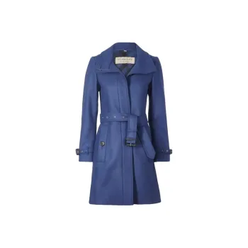 Burberry Coats Women's Blue