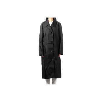PRADA Trench Coats Women's Black