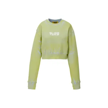 Onitsuka Tiger PRINTEDSWEAT SS25 Sweatshirt Women's Light Blue/Yellow