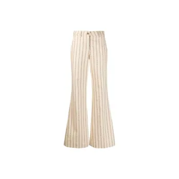 Golden Goose SS23 Casual Pants Women's Ecru