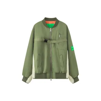 NO ONE ELSE Puffer Jacket Unisex Army Green