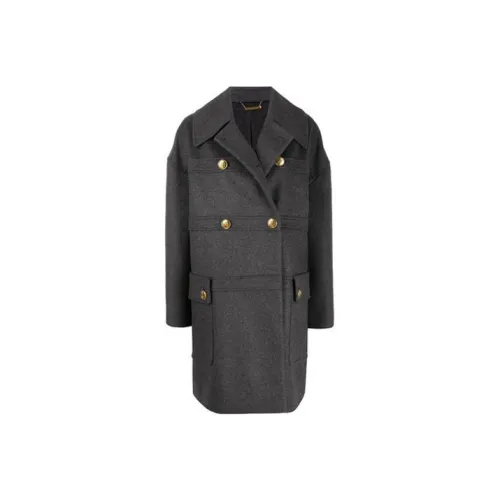 Givenchy Velvet Jackets Women's Gray
