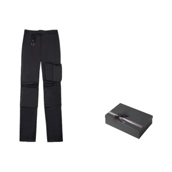 ONOFFON Straight Casual Pants Unisex Black