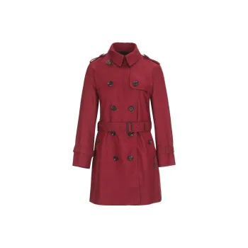 COACH Trench Coat Women's Burgundy