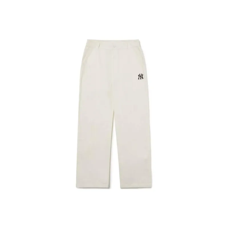 MLB New York Yankees Casual Pants Women's Cream-0