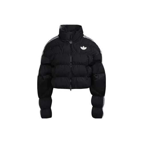 Adidas Originals Cropped Coats Women's Black