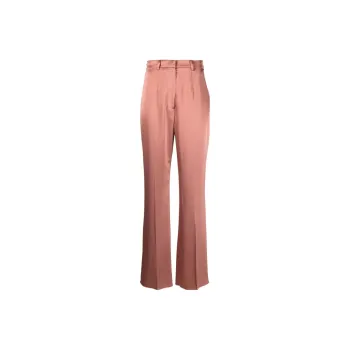 NANUSHKA Satin Straight leg Trousers