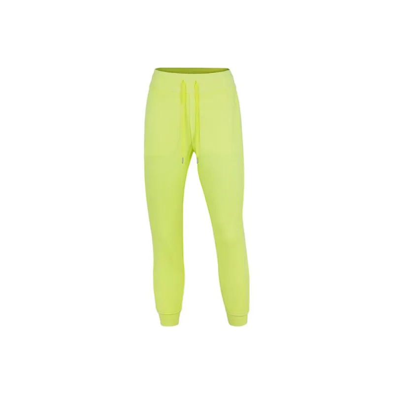 Lululemon Scuba Series Knitted Sweatpants Women's Neon Yellow-0