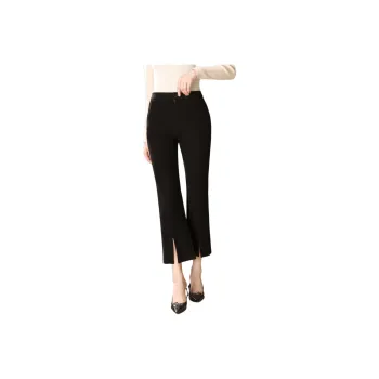 FENHONGMALI Casual Pants Women's Black