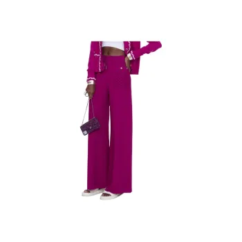 CHANEL Casual Pants Women's Peach Pink