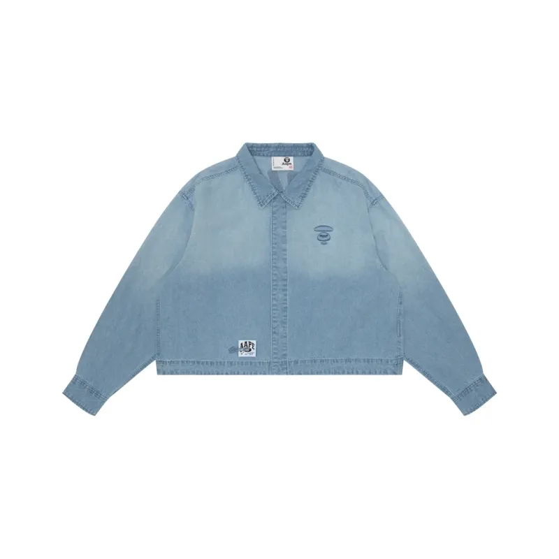 Aape Denim Jackets Women's BLL Blue-0