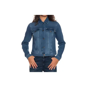 MOSCHINO Denim Jackets Women's Blue