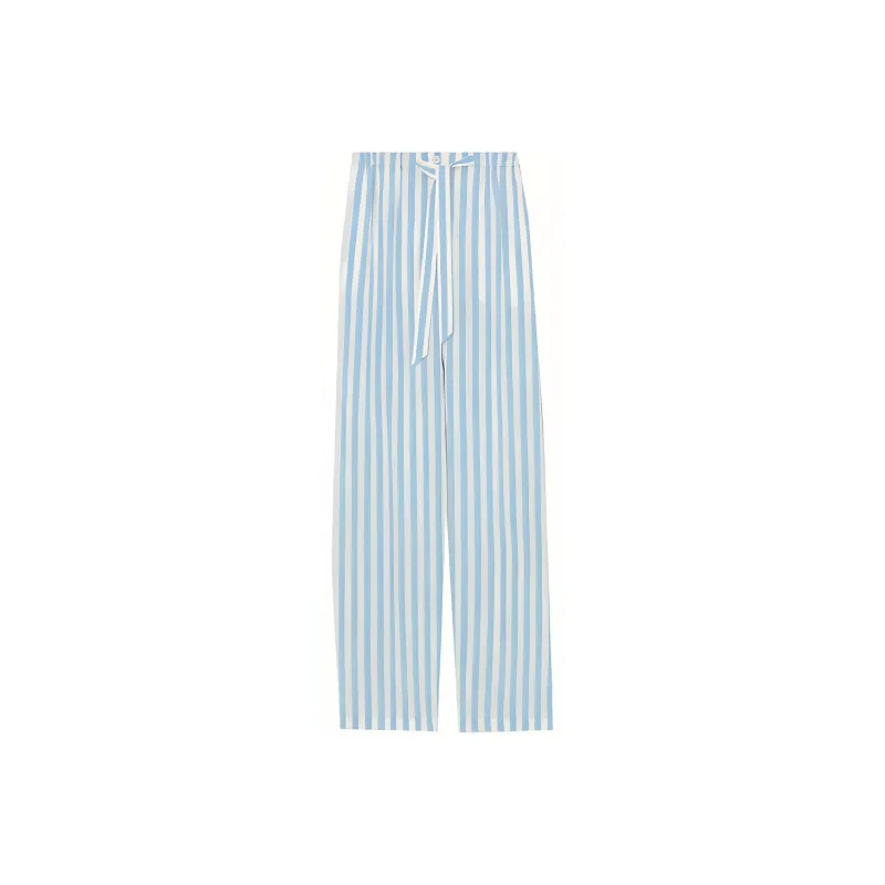 Burberry Casual Pants Women's Blue-0