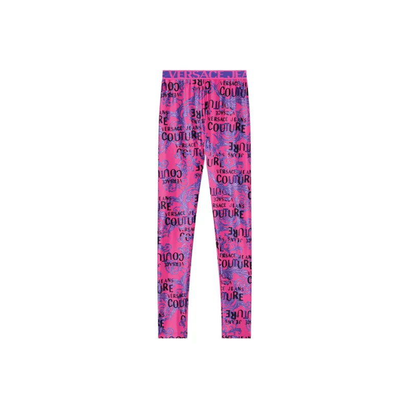 VERSACE JEANS COUTURE SS23 Leggings Women's Pink-0