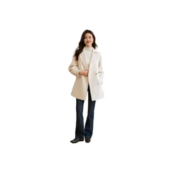 Mo Han Yi Mei Coat Women's Ecru