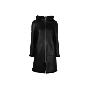 Maje Leather Jackets Women's Black