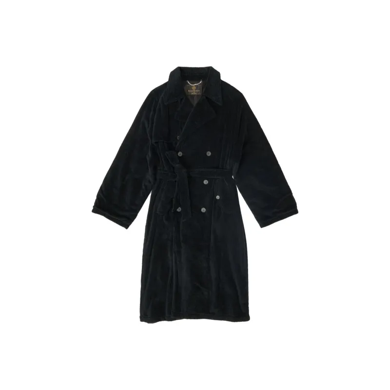 Balenciaga Trench Coats Women's Black-0