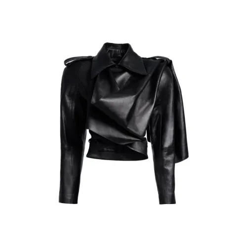 H&M Leather Giuseppe With Scarf Black