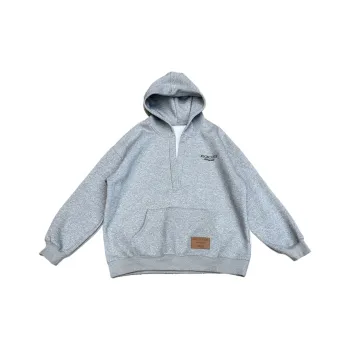 PAZZO Embroidery Large V Neck Hoodie Women's